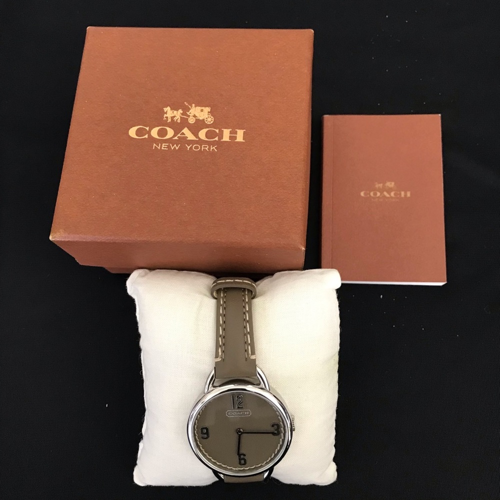 Coach Womens Dark Taupe Watch
